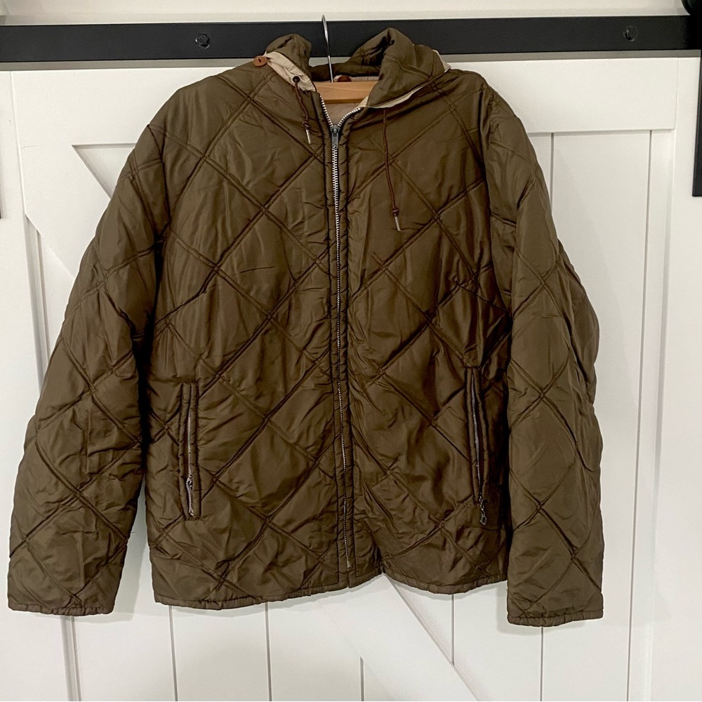 Green Puffer Jacket - Picture 2 of 3